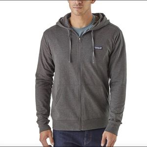 Patagonia grey zip up hoodie